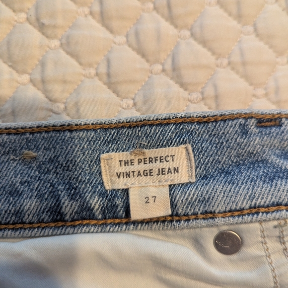 MADEWELL The Perfect Vintage Jean Size 27 Medium Wash - Picture 8 of 9